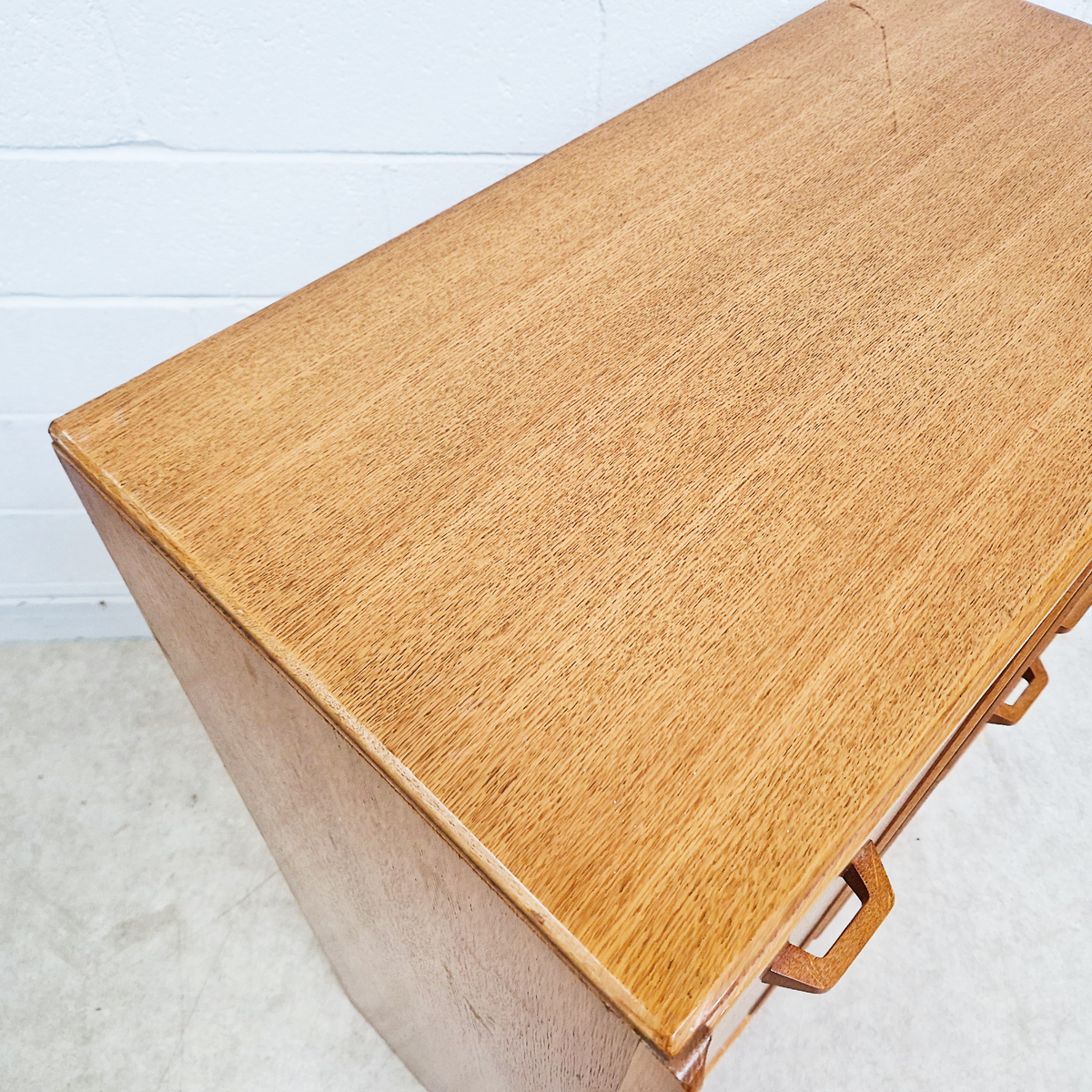 G Plan Egomme Gold Label Vintage Mid Century 1950s Wardrobe & Chest of Drawers Set PG381A