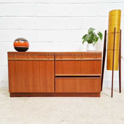 McIntosh Vintage Mid Century Danish Design Compact Medium Teak Retro Sideboard