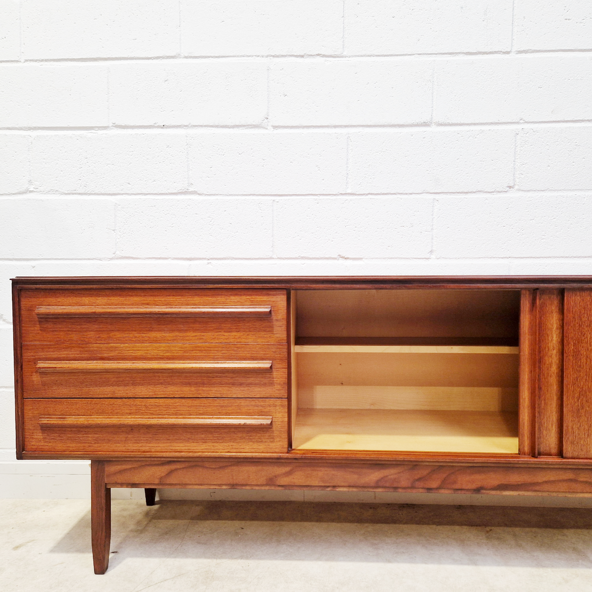 White & Newton Vintage Mid Century 1960s Danish Design Sideboard Credenza