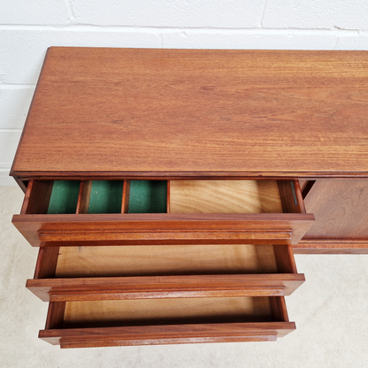 White & Newton Vintage Mid Century 1960s Danish Design Sideboard Credenza
