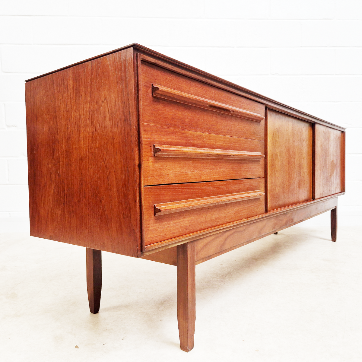 White & Newton Vintage Mid Century 1960s Danish Design Sideboard Credenza