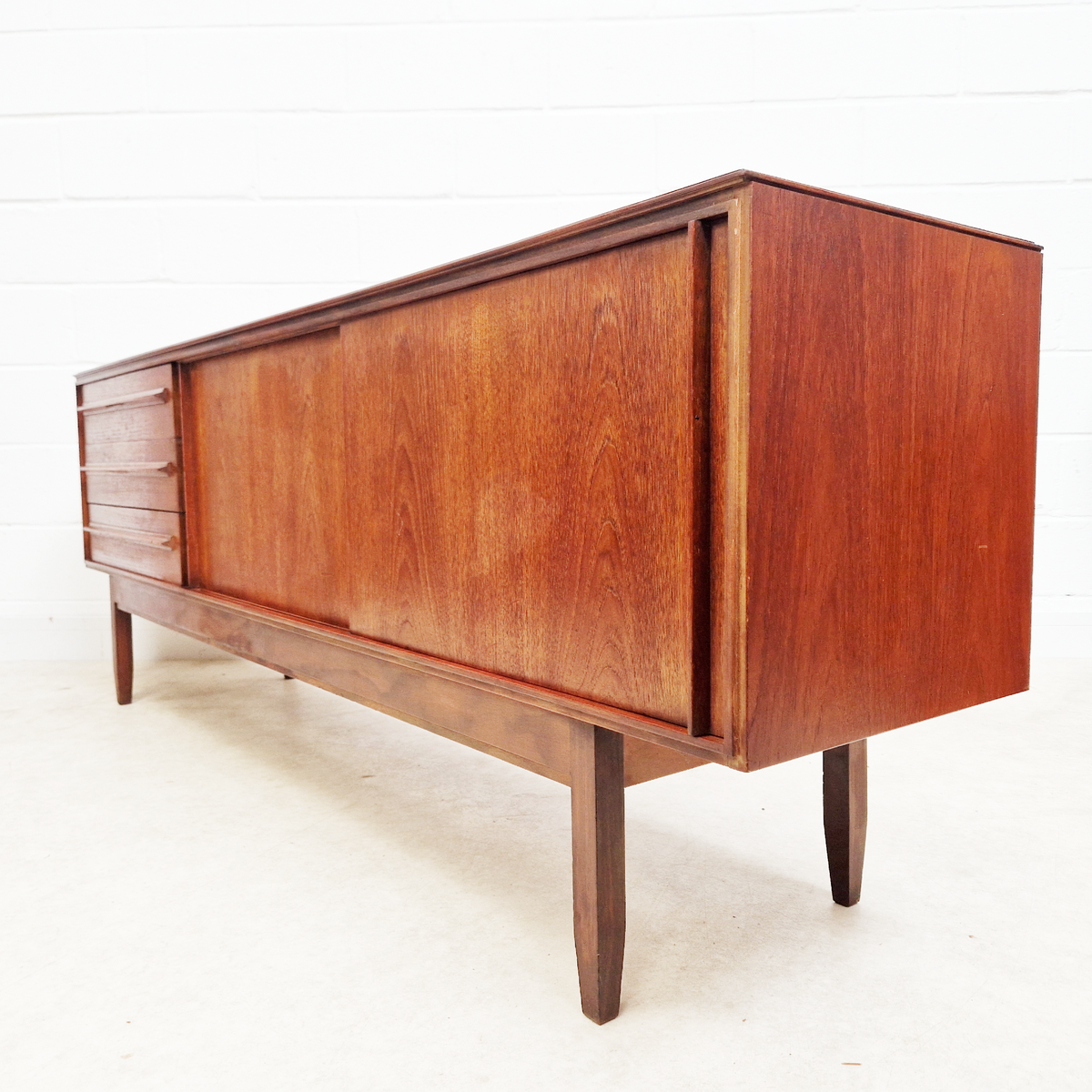 White & Newton Vintage Mid Century 1960s Danish Design Sideboard Credenza