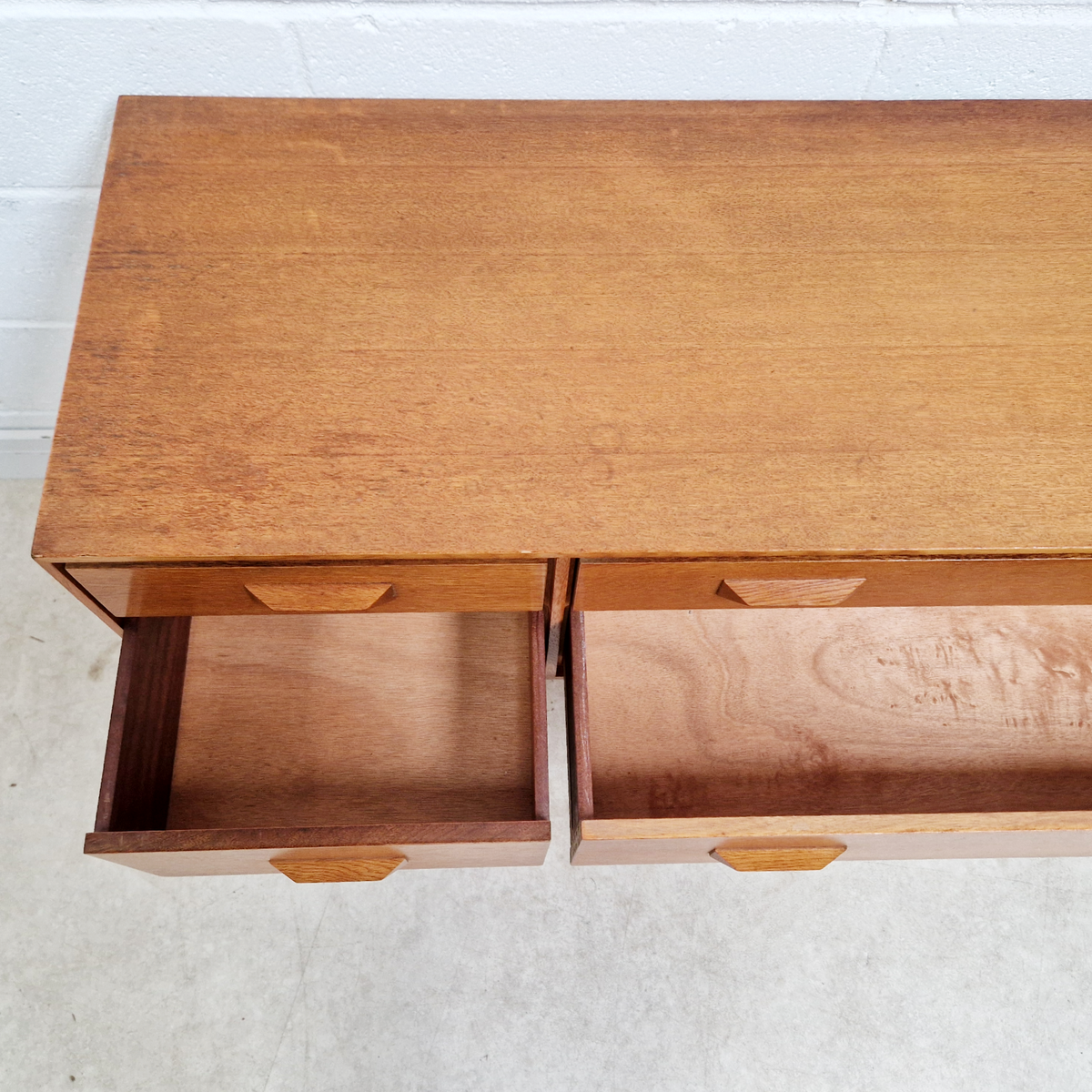 John & Sylvia Reid for Stag Vintage Mid Century Danish Design Sideboard Credenza