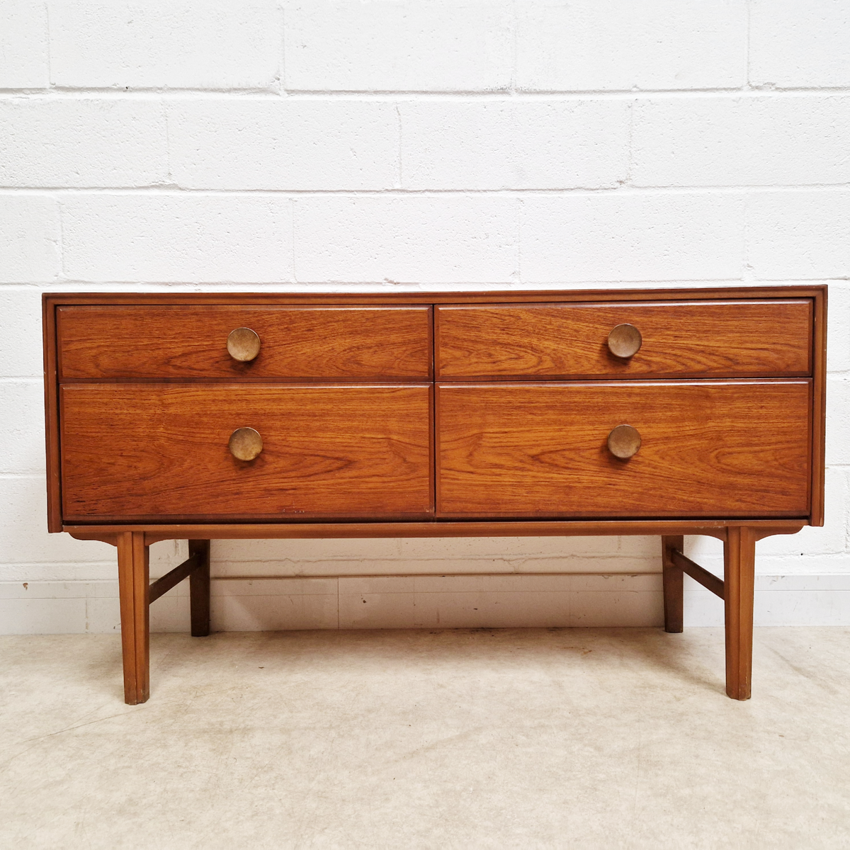 Meredew Vintage Mid Century Compact Danish Deisgn Sideboard Credenza