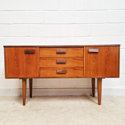 Vintage Mid Century Danish Design Sideboard Credenza
