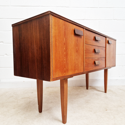 Vintage Mid Century Danish Design Sideboard Credenza