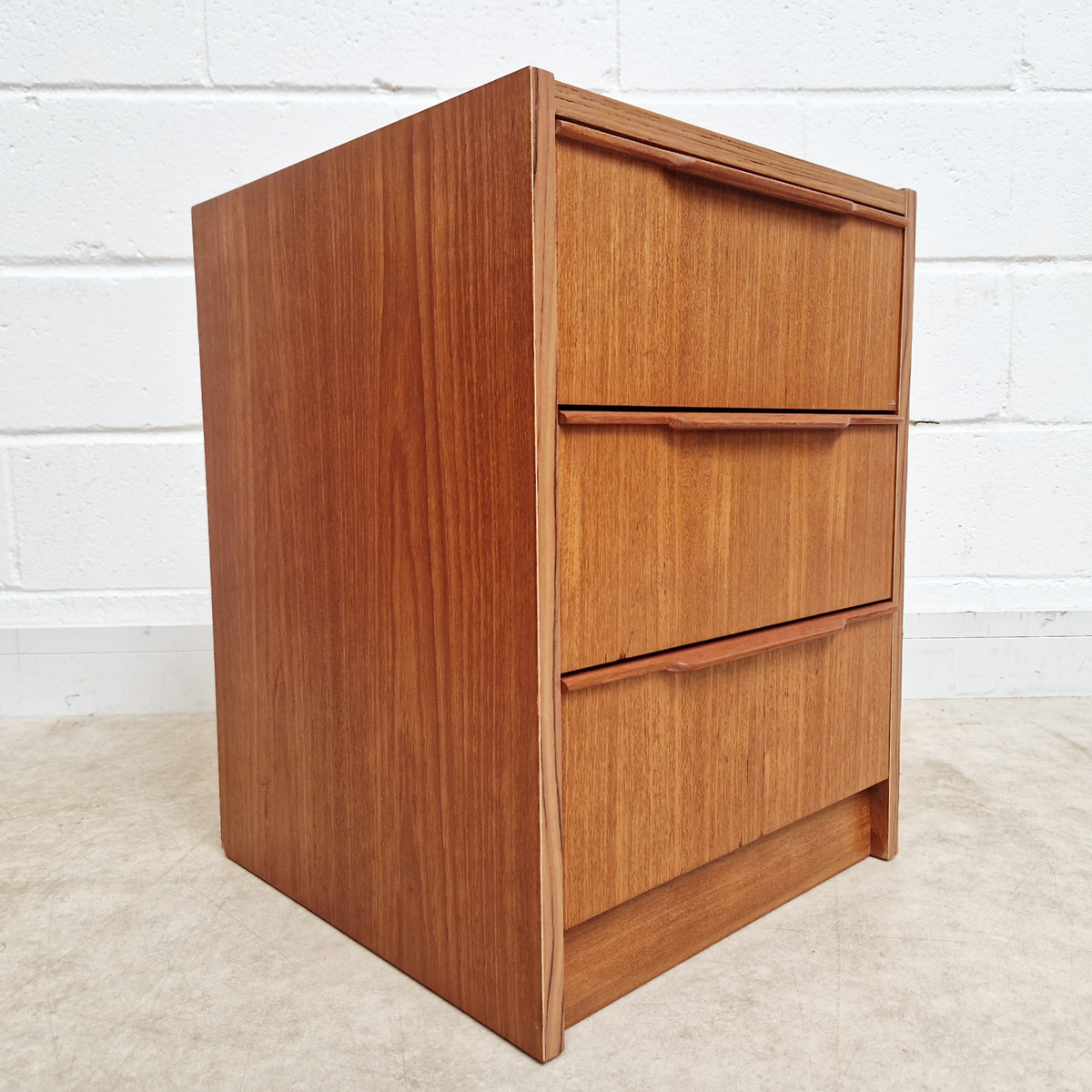 Steens of Denmark Vintage Danish Mid Century Medium Teak Chest of Drawers Set