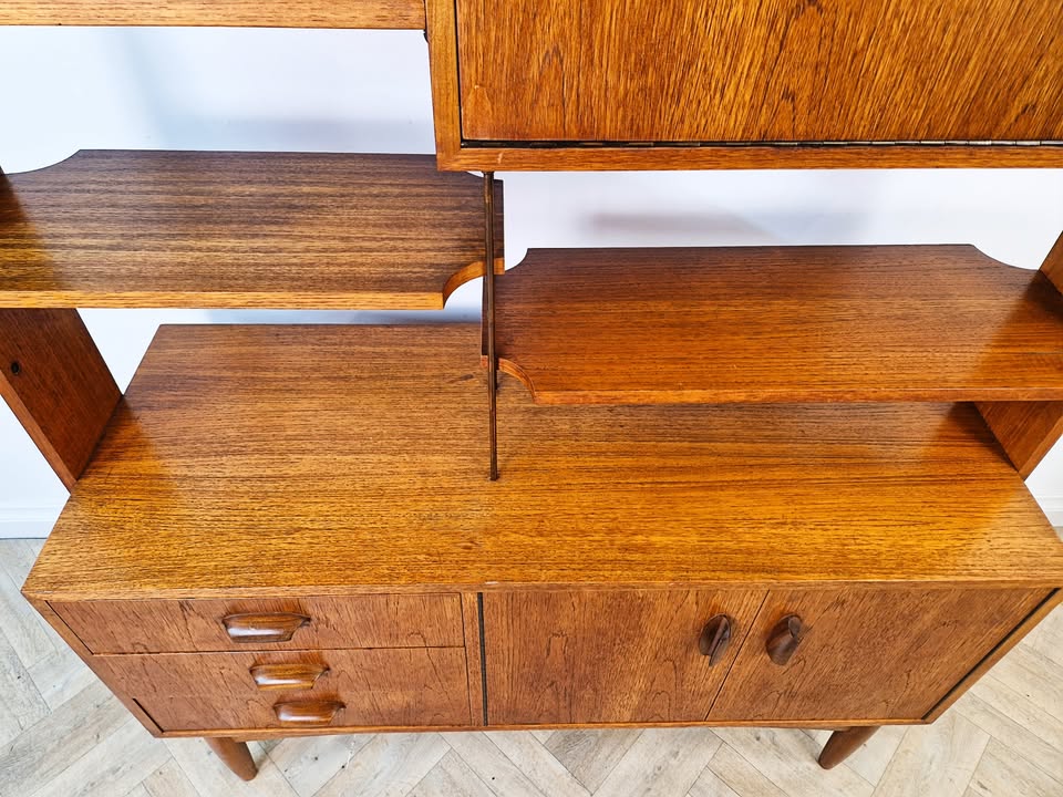 G Plan Gold Label Brasillia Vintage Mid Century Danish Design Sideboard Room Divider Display