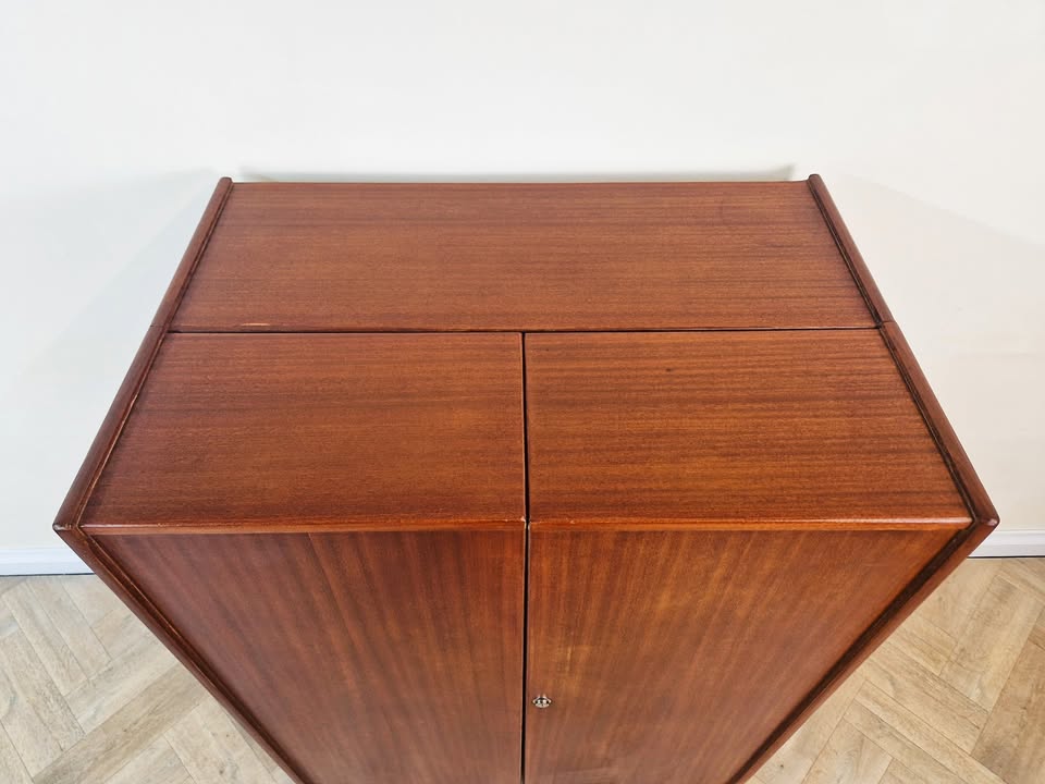 Mummenthaler & Meier Switzerland 1960's Vintage 'Magic Box' Folding Desk Sideboard