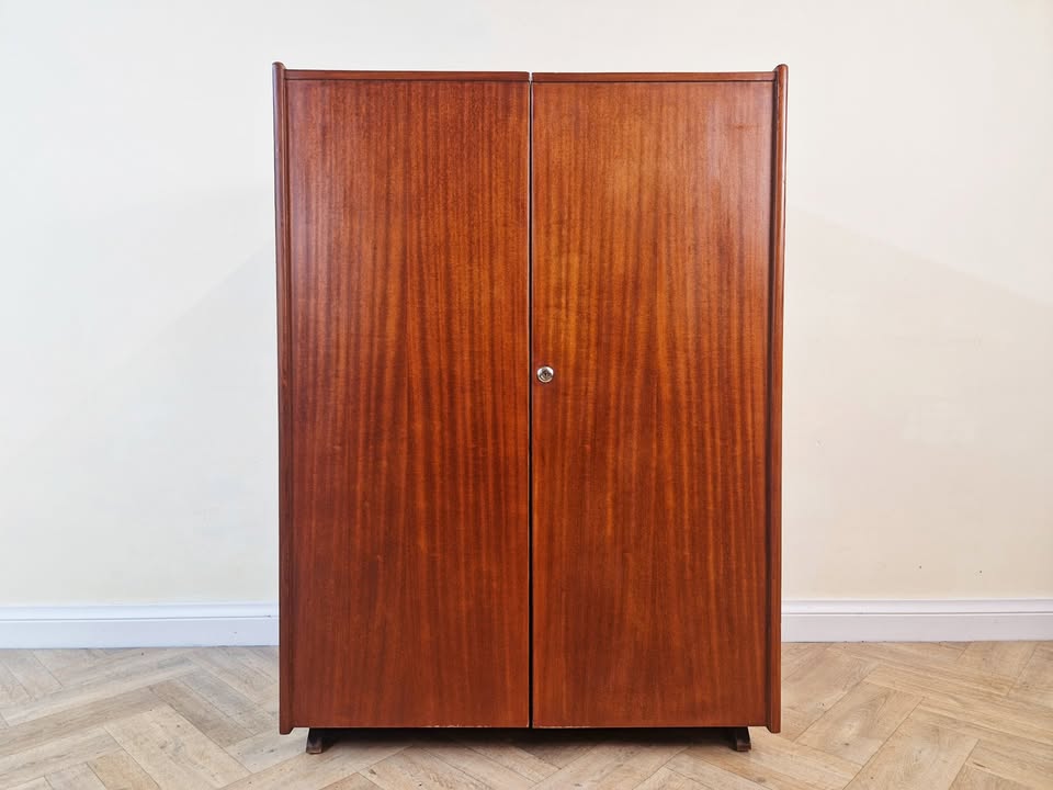 Mummenthaler & Meier Switzerland 1960's Vintage 'Magic Box' Folding Desk Sideboard