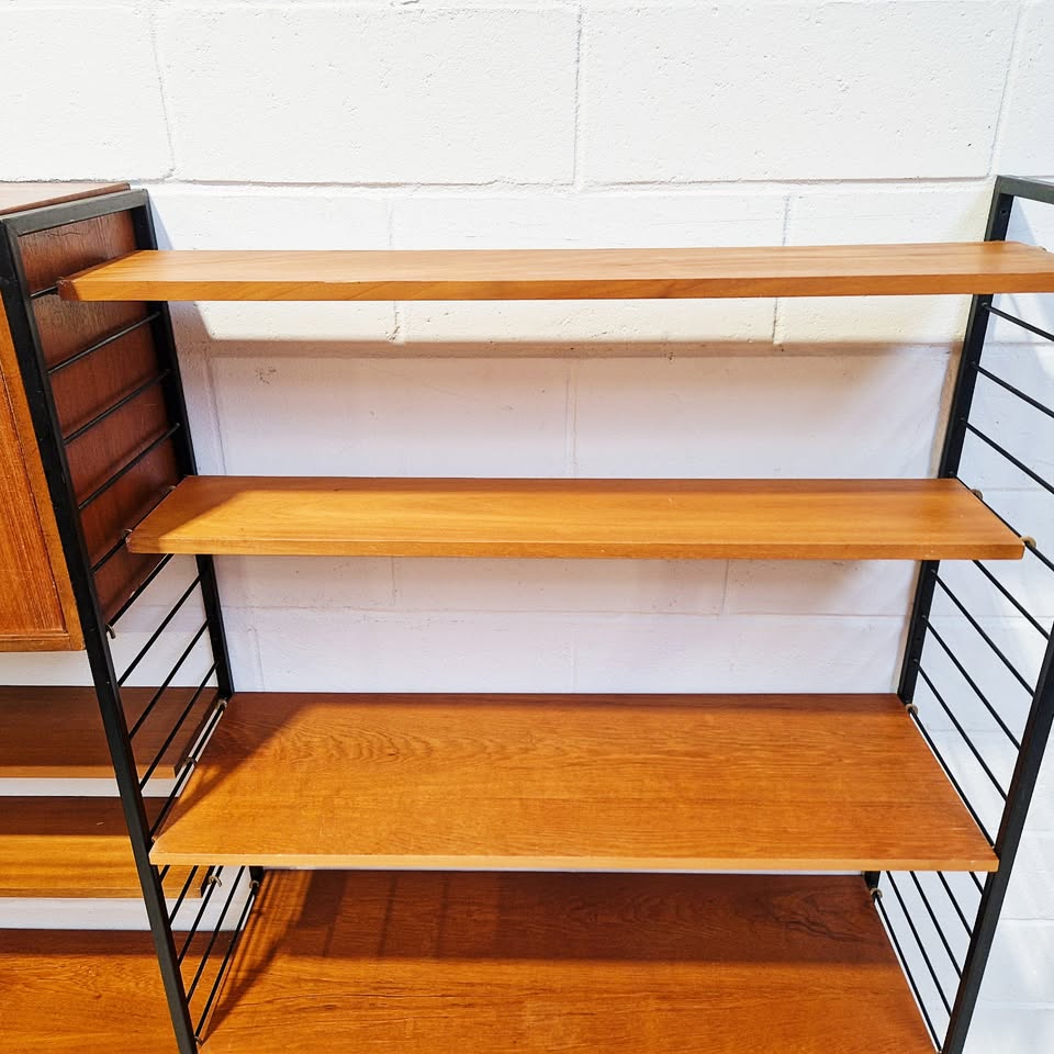 Staples Ladderax Vintage 1960s Mid Century 2 Bay Danish Design Cabinet Sideboard Shelf System (Copy)