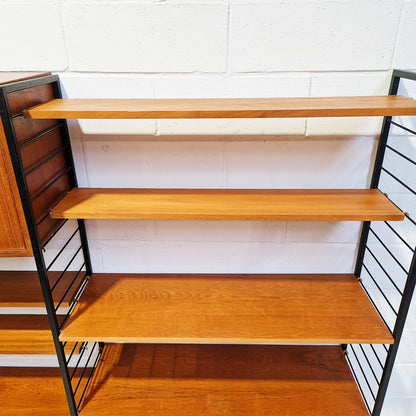 Staples Ladderax Vintage 1960s Mid Century 2 Bay Danish Design Cabinet Sideboard Shelf System (Copy)