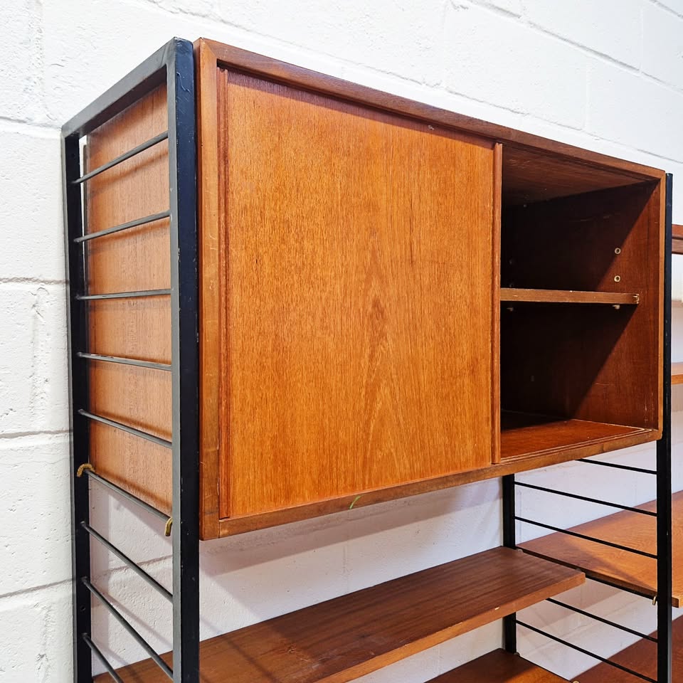 Staples Ladderax Vintage 1960s Mid Century 2 Bay Danish Design Cabinet Sideboard Shelf System (Copy)