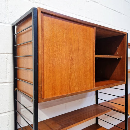 Staples Ladderax Vintage 1960s Mid Century 2 Bay Danish Design Cabinet Sideboard Shelf System (Copy)