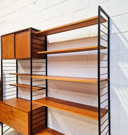 Staples Ladderax Vintage 1960s Mid Century 2 Bay Danish Design Cabinet Sideboard Shelf System (Copy)