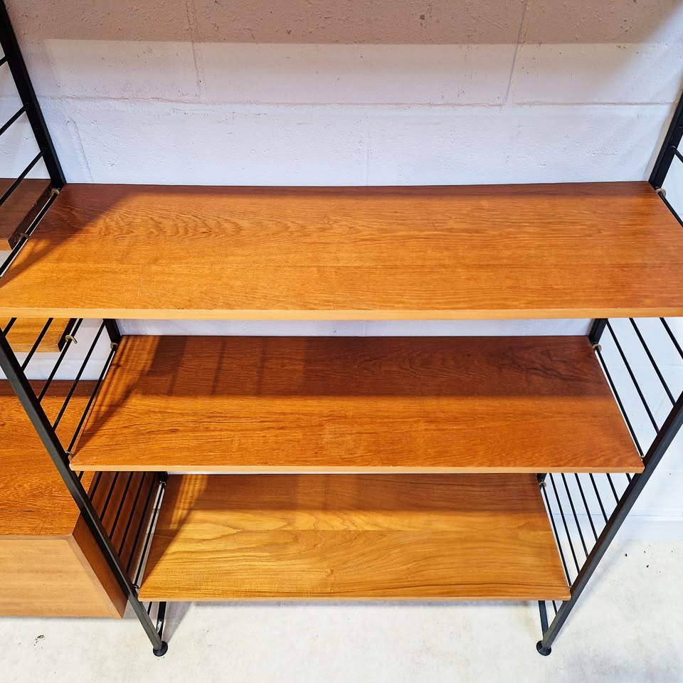 Staples Ladderax Vintage 1960s Mid Century 2 Bay Danish Design Cabinet Sideboard Shelf System (Copy)