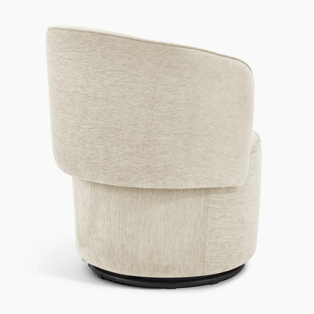Mid Century Modern Cylindrical Accent Lounge Bedroom Armchairs - Set of 2 Chairs