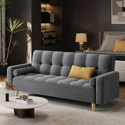 Mid Century Modern 3 Seater Danish Design Sofa Bed TE008