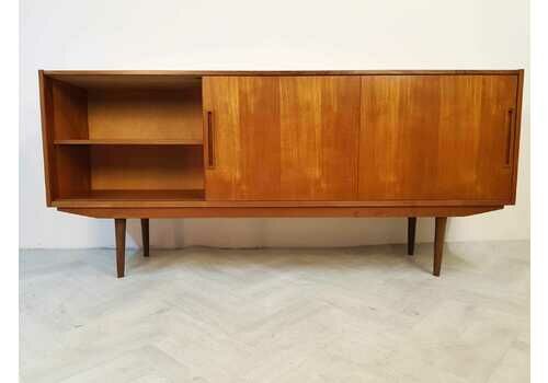 Clausen & Son Vintage Danish 1960s Mid Century Teak Sideboard Buffet Credenza