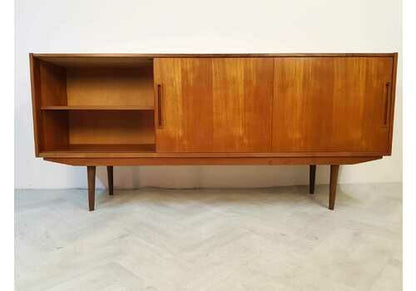 Clausen & Son Vintage Danish 1960s Mid Century Teak Sideboard Buffet Credenza