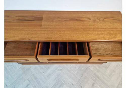 G Plan Fresco Red Label Vintage Mid Century Teak Danish Design Sideboard Buffet Credenza