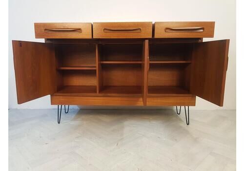 G Plan Fresco Vintage Danish Design Medium Teak Compact Retro Sideboard