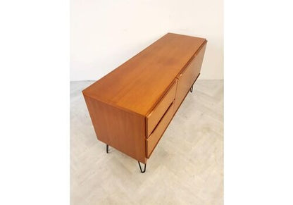 McIntosh Vintage Mid Century Golden Teak Danish Design Sideboard Buffet Credenza