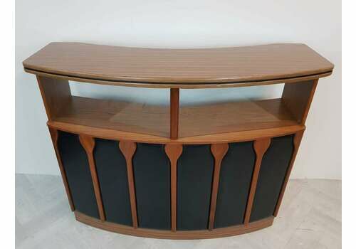 Mint Vintage Mid Century Danish Design Teak & Leather Sideboard Drinks Cocktail Bar