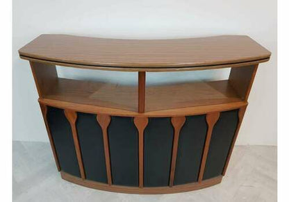 Mint Vintage Mid Century Danish Design Teak & Leather Sideboard Drinks Cocktail Bar