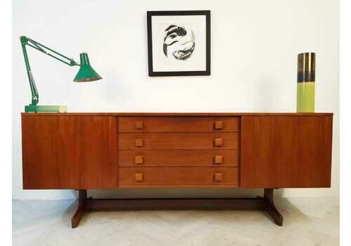Vanson by Peter Hayward 1960s Mid Century Teak Danish Design Sideboard Buffet Credenza