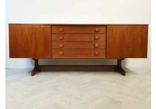 Vanson by Peter Hayward 1960s Mid Century Teak Danish Design Sideboard Buffet Credenza