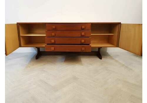 Vanson by Peter Hayward 1960s Mid Century Teak Danish Design Sideboard Buffet Credenza