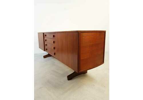 Vanson by Peter Hayward 1960s Mid Century Teak Danish Design Sideboard Buffet Credenza