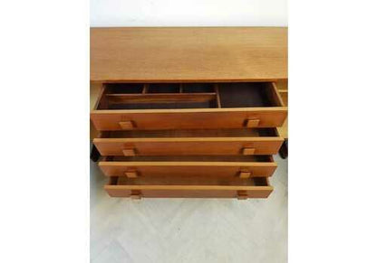 Vanson by Peter Hayward 1960s Mid Century Teak Danish Design Sideboard Buffet Credenza