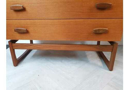 VB Wilkins for G Plan Egomme Gold Label 1960s Vintage Mid Century Modular Teak Desk Dressing Table